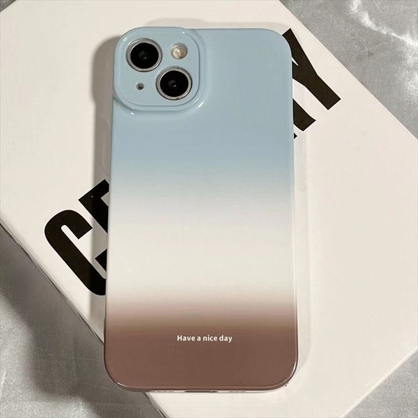 Gray Sea Phone Case  (Applicable to iPhone 15-11)