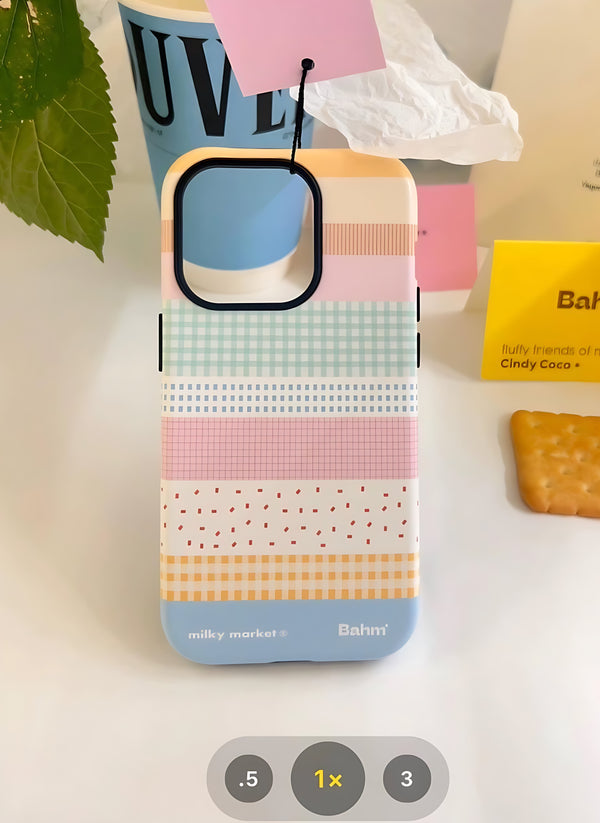 Waffle Garden Phone Case (Applicable to iPhone 15-X)